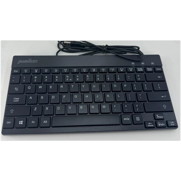 Perixx PERIBOARD-426 Wired Mini Low Profile Keyboard (Wired USB) NOB - Picture 3 of 16